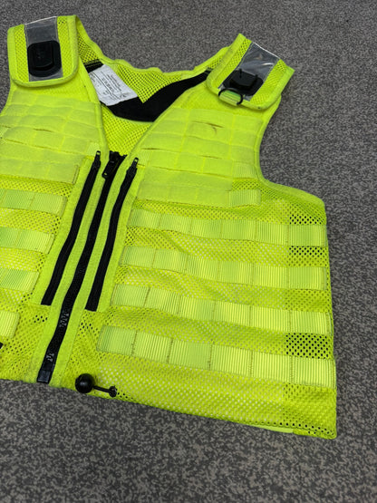 Ex Police Safariland Hi-Vis MOLLE Vest Utility Tactical Security Vest MEDIUM
