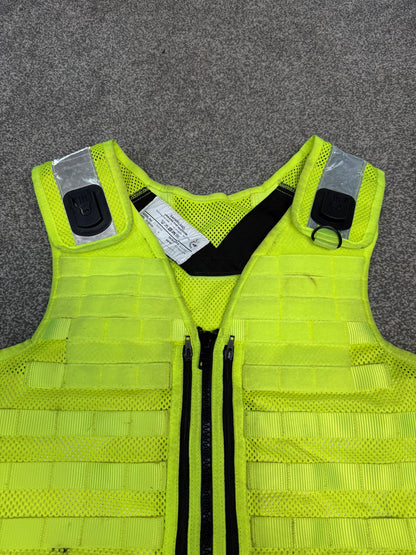 Ex Police Safariland Hi-Vis MOLLE Vest Utility Tactical Security Vest MEDIUM