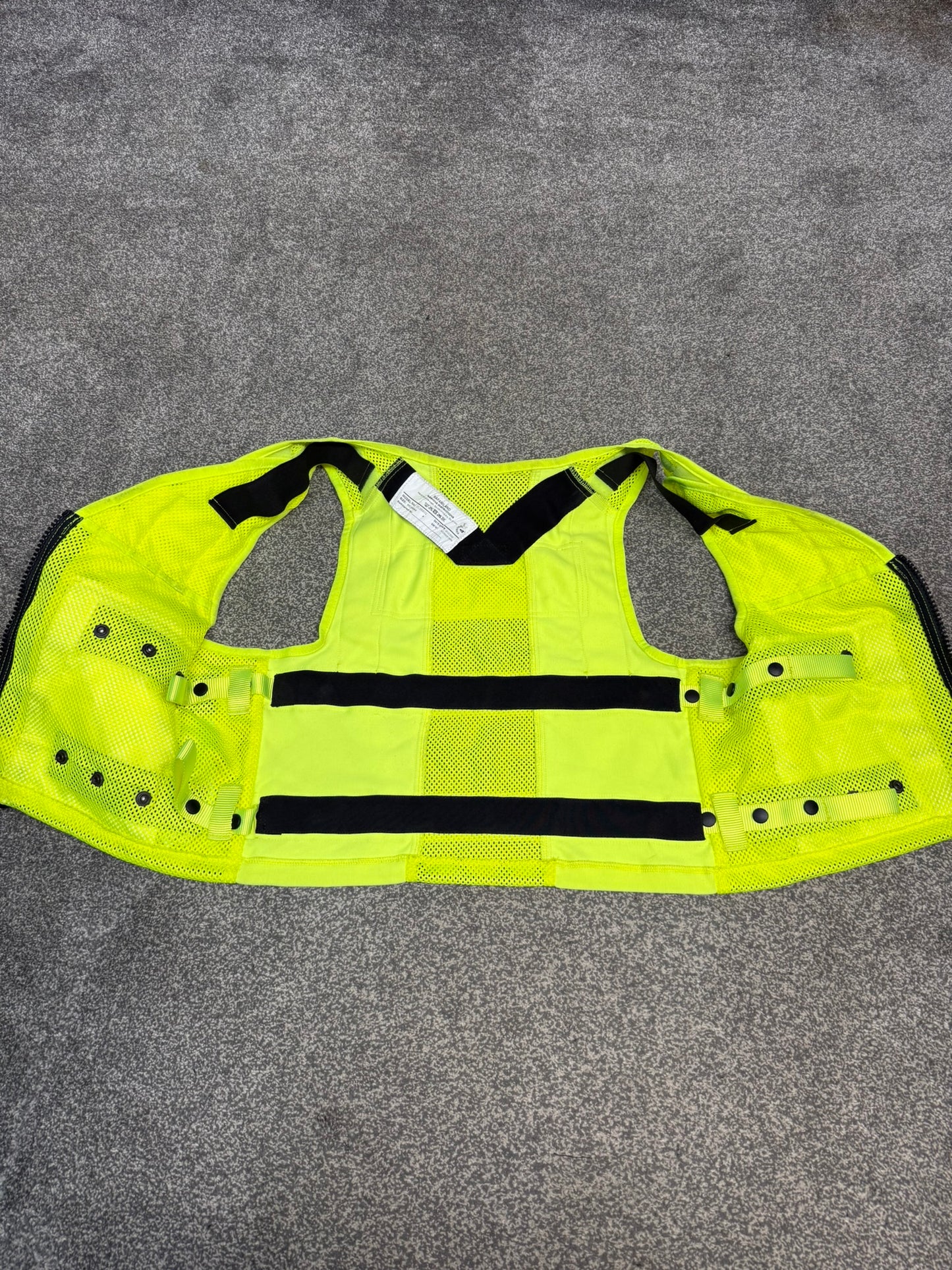Ex Police Safariland Hi-Vis MOLLE Vest Utility Tactical Security Vest MEDIUM