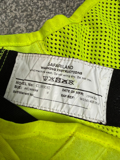 Ex Police Safariland Hi-Vis MOLLE Vest & Pouches Tactical Security Vest MEDIUM