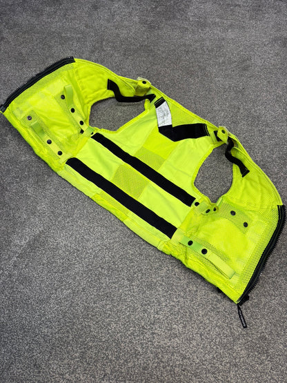 Ex Police Safariland Hi-Vis MOLLE Vest & Pouches Tactical Security Vest MEDIUM