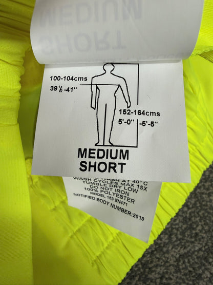 NEW Ex Police Hi-Vis Lightweight Blouson Bomber Jacket With Badge MEDIUM Film TV Uniform Collector Display