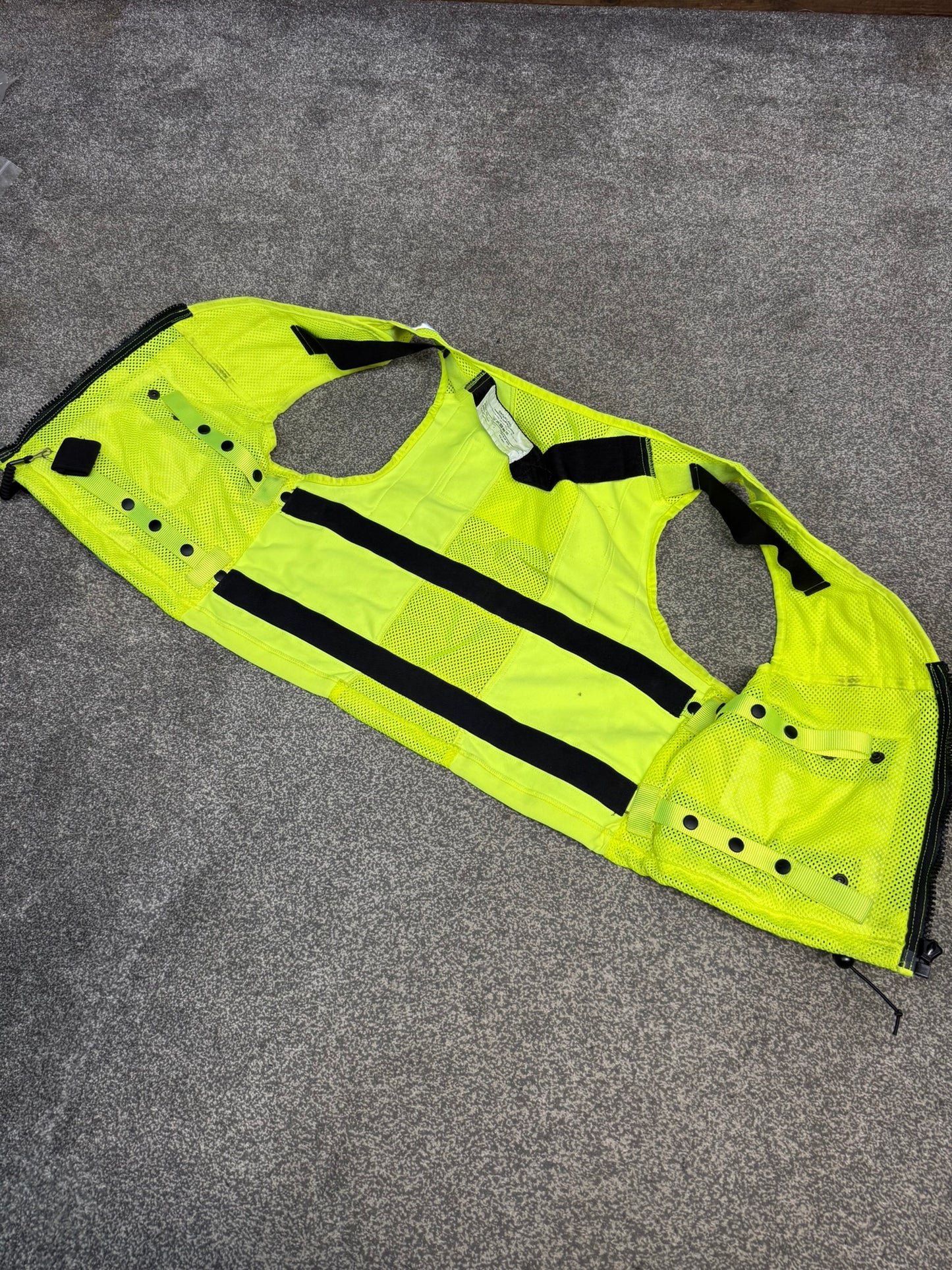 Ex Police Safariland Hi-Vis MOLLE Vest & Pouches Tactical Security Vest X LARGE