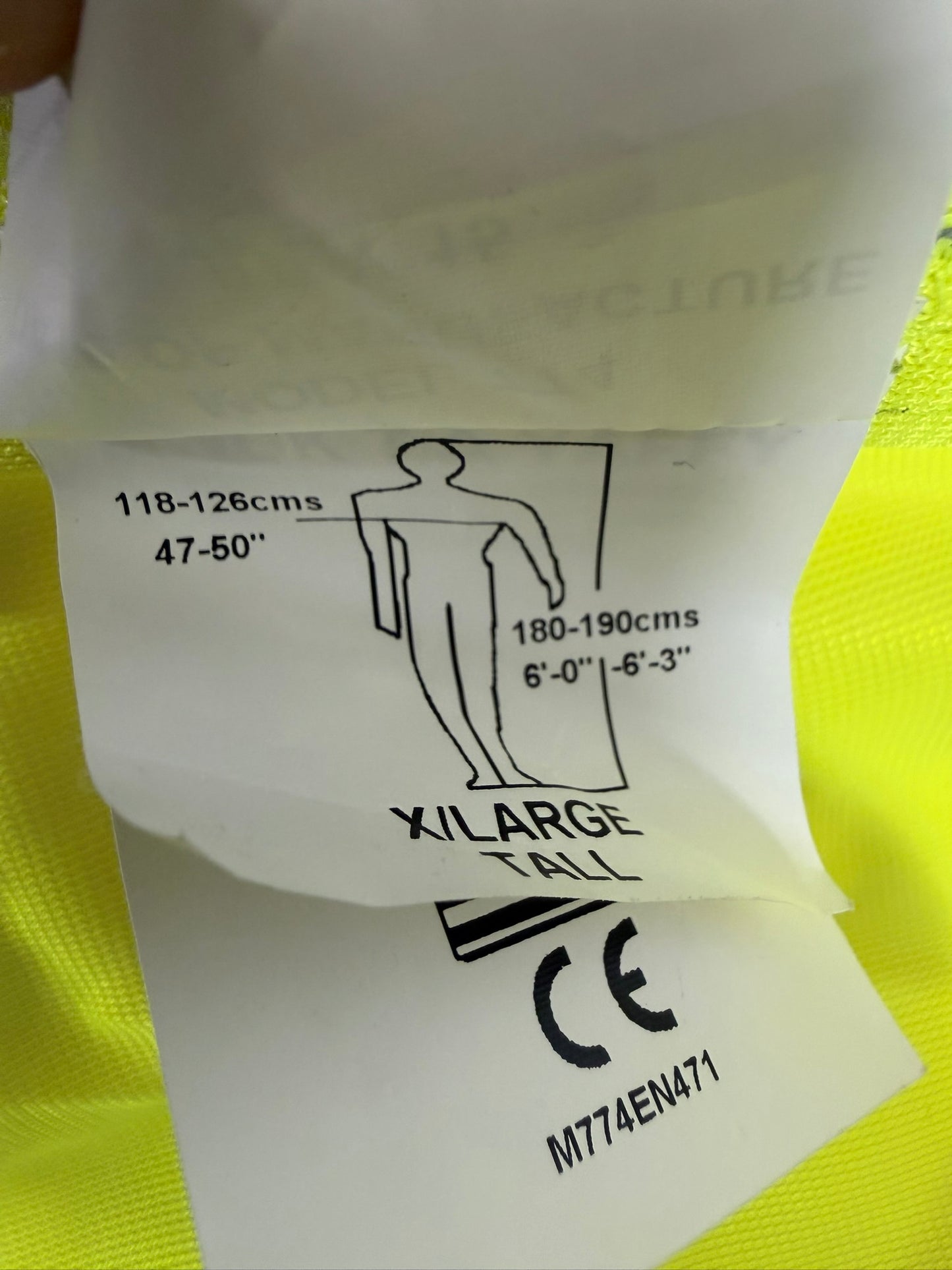 Ex Police Hi Vis Utility Tac Vest & Pouches Model 774 Badged - X Large