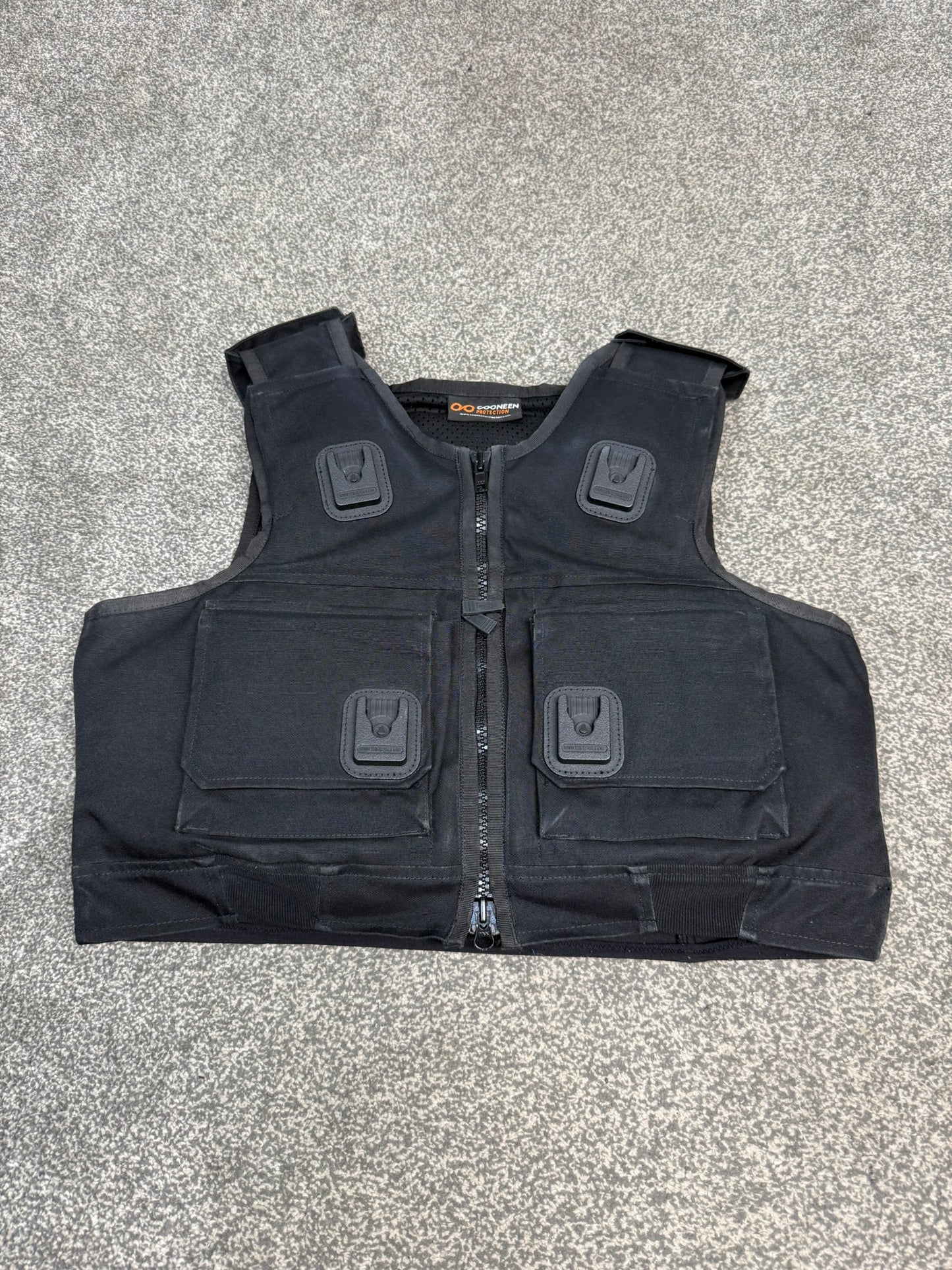 Ex Police Cooneen Body Armour Stab Vest MEDIUM Anti Stab & Ballistic HG1A & KR1
