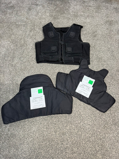 Ex Police Cooneen Body Armour Stab Vest MEDIUM Anti Stab & Ballistic HG1A & KR1