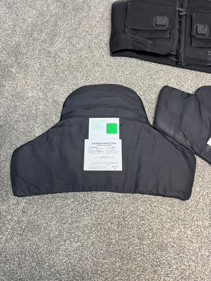 Ex Police Cooneen Body Armour Stab Vest MEDIUM Anti Stab & Ballistic HG1A & KR1