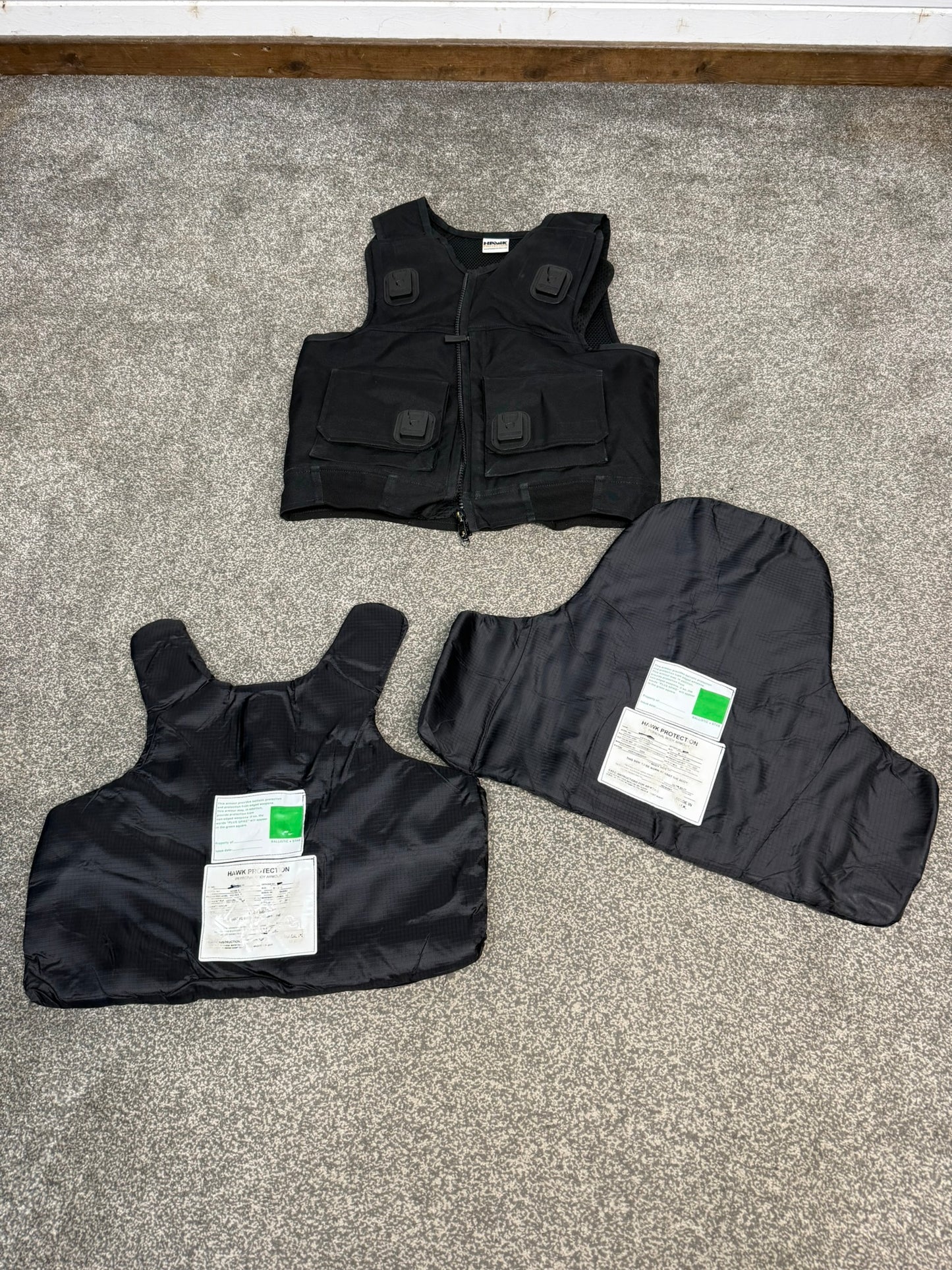 Ex Police Cooneen Body Armour Stab Vest MEDIUM Anti Stab & Ballistic HG1A & KR1