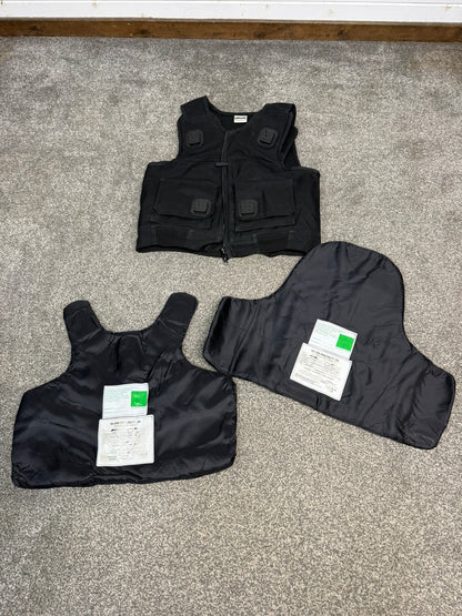 Ex Police Cooneen Body Armour Stab Vest MEDIUM Anti Stab & Ballistic HG1A & KR1