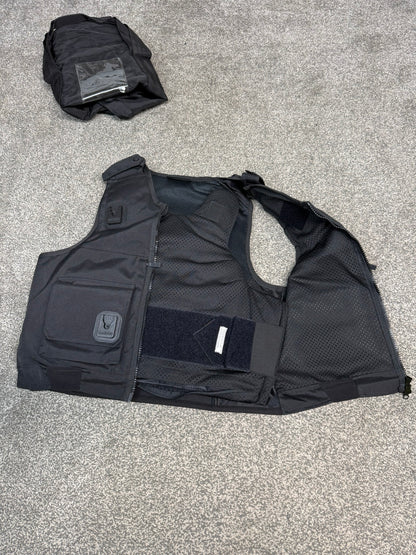 Ex Police Cooneen Body Armour Stab Vest + Bag MEDIUM Anti Stab & Ballistic HG1A & KR1