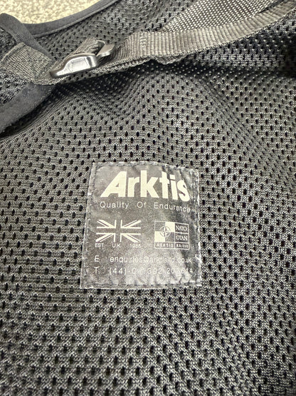Black Arktis Tac Vest Ex Police Utility Vest & Pouches Security Airsoft - Medium