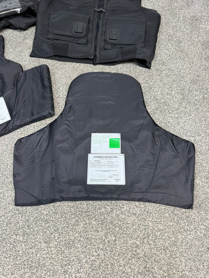 Ex Police Cooneen Body Armour Stab Vest + Bag MEDIUM Anti Stab & Ballistic HG1A & KR1