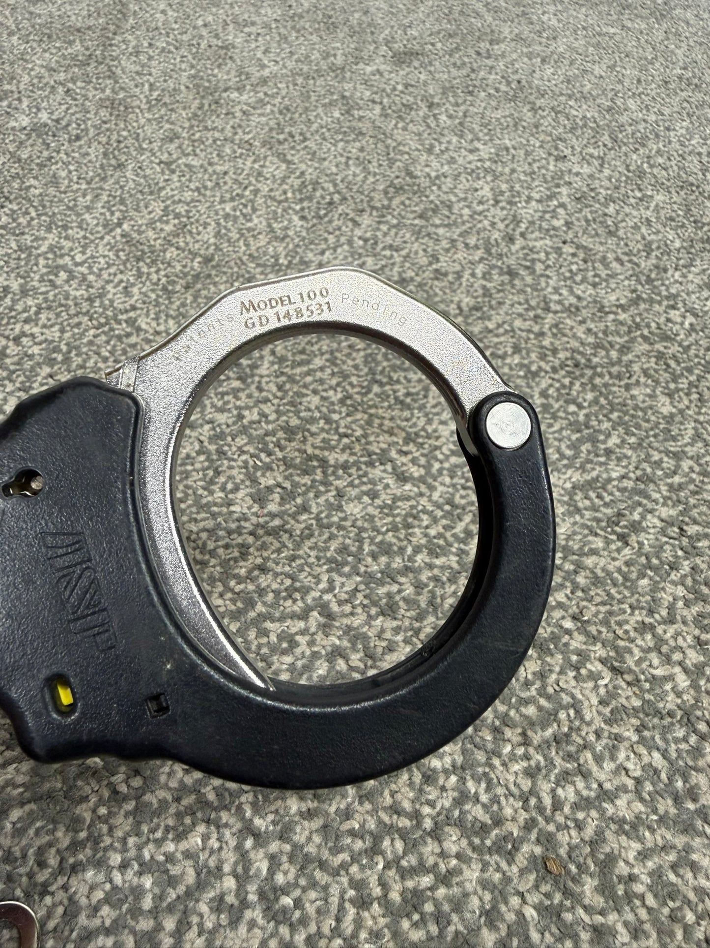 ASP Model 100 Chain Handcuffs Ex Police Collector Cuffs