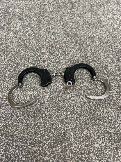 ASP Model 100 Chain Handcuffs Ex Police Collector Cuffs