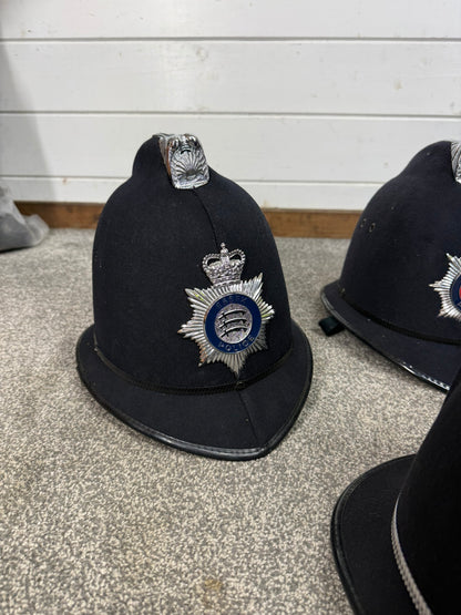 6x Ex Police Bobby Helmet Custodian Helmet Job Lot Film Display Theatre