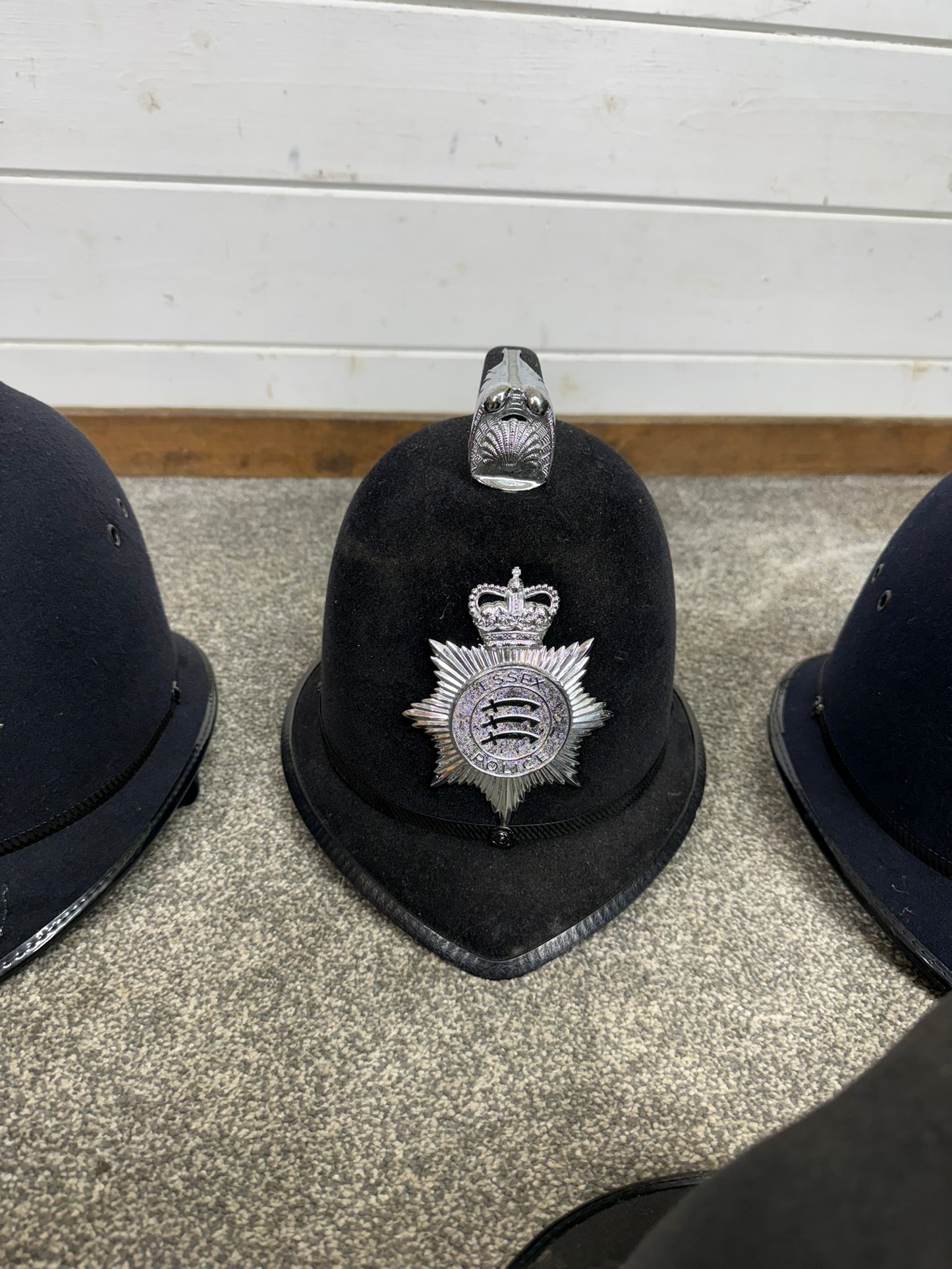 6x Ex Police Bobby Helmet Custodian Helmet Job Lot Film Display Theatre