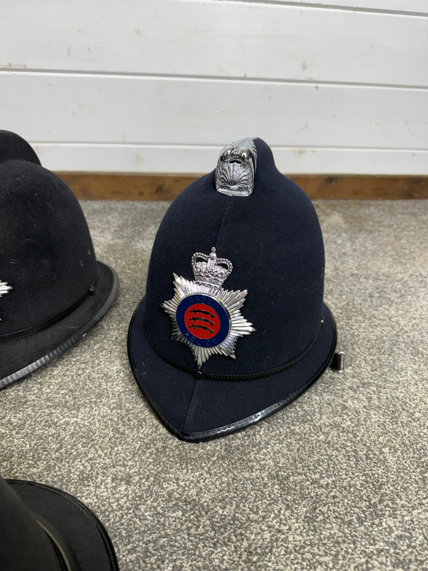 6x Ex Police Bobby Helmet Custodian Helmet Job Lot Film Display Theatre