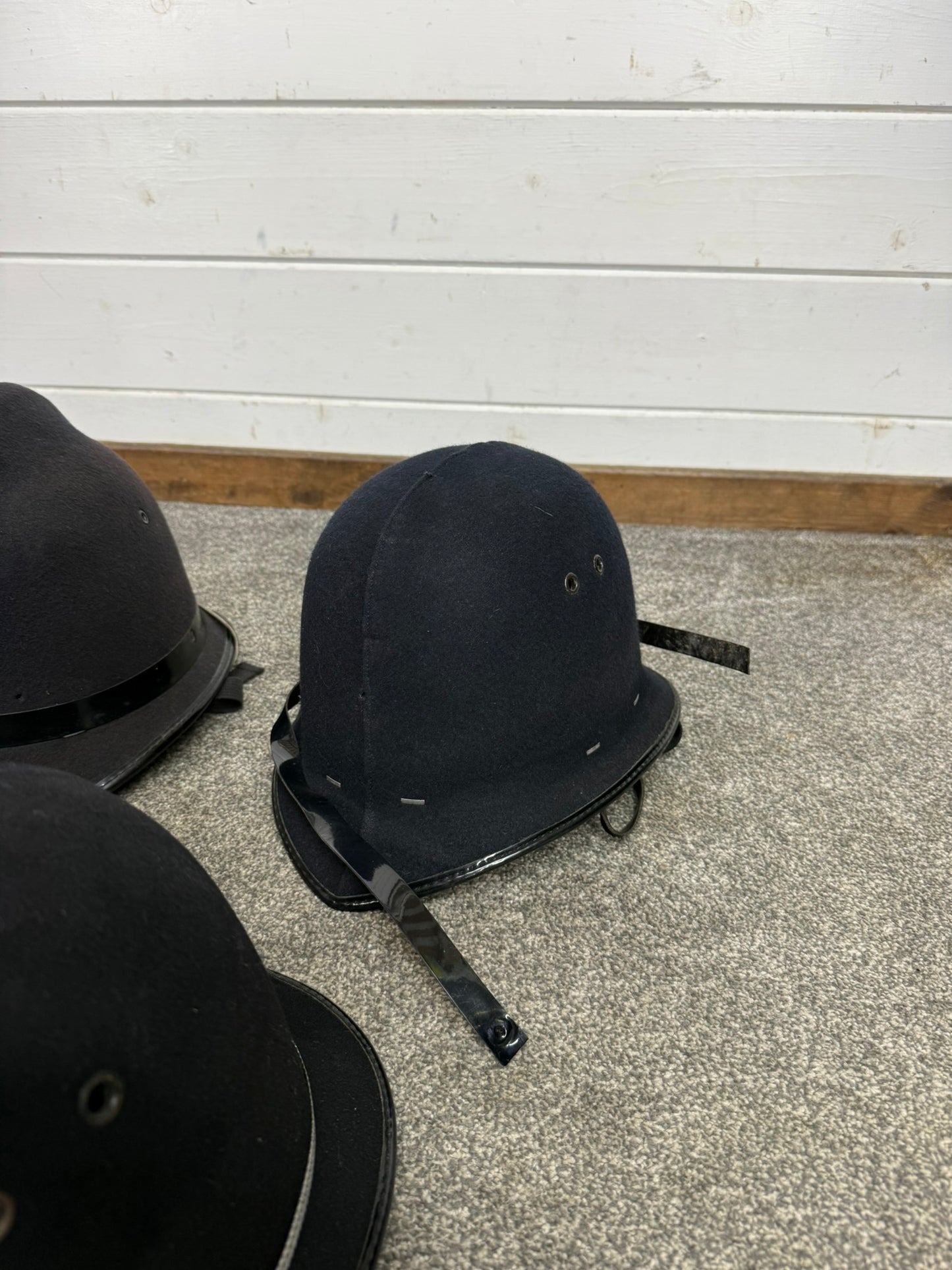 5x Ex Police Bobby Helmet Custodian Helmet Job Lot Film Display Theatre