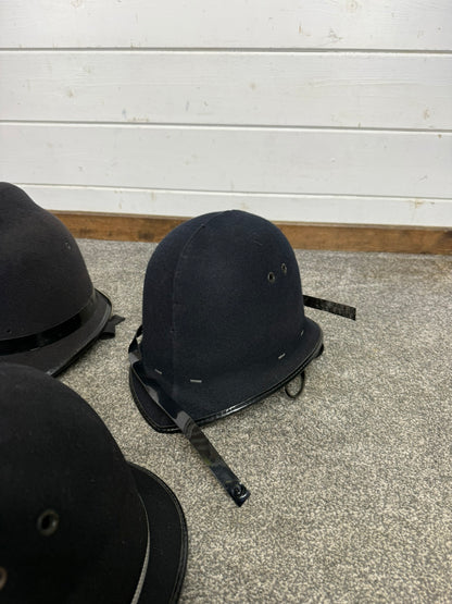 5x Ex Police Bobby Helmet Custodian Helmet Job Lot Film Display Theatre