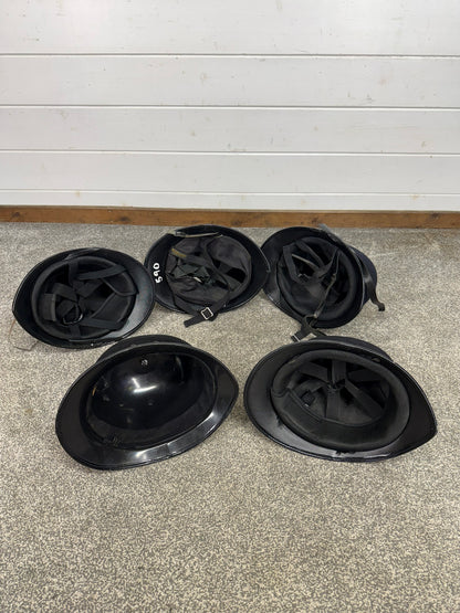 5x Ex Police Bobby Helmet Custodian Helmet Job Lot Film Display Theatre