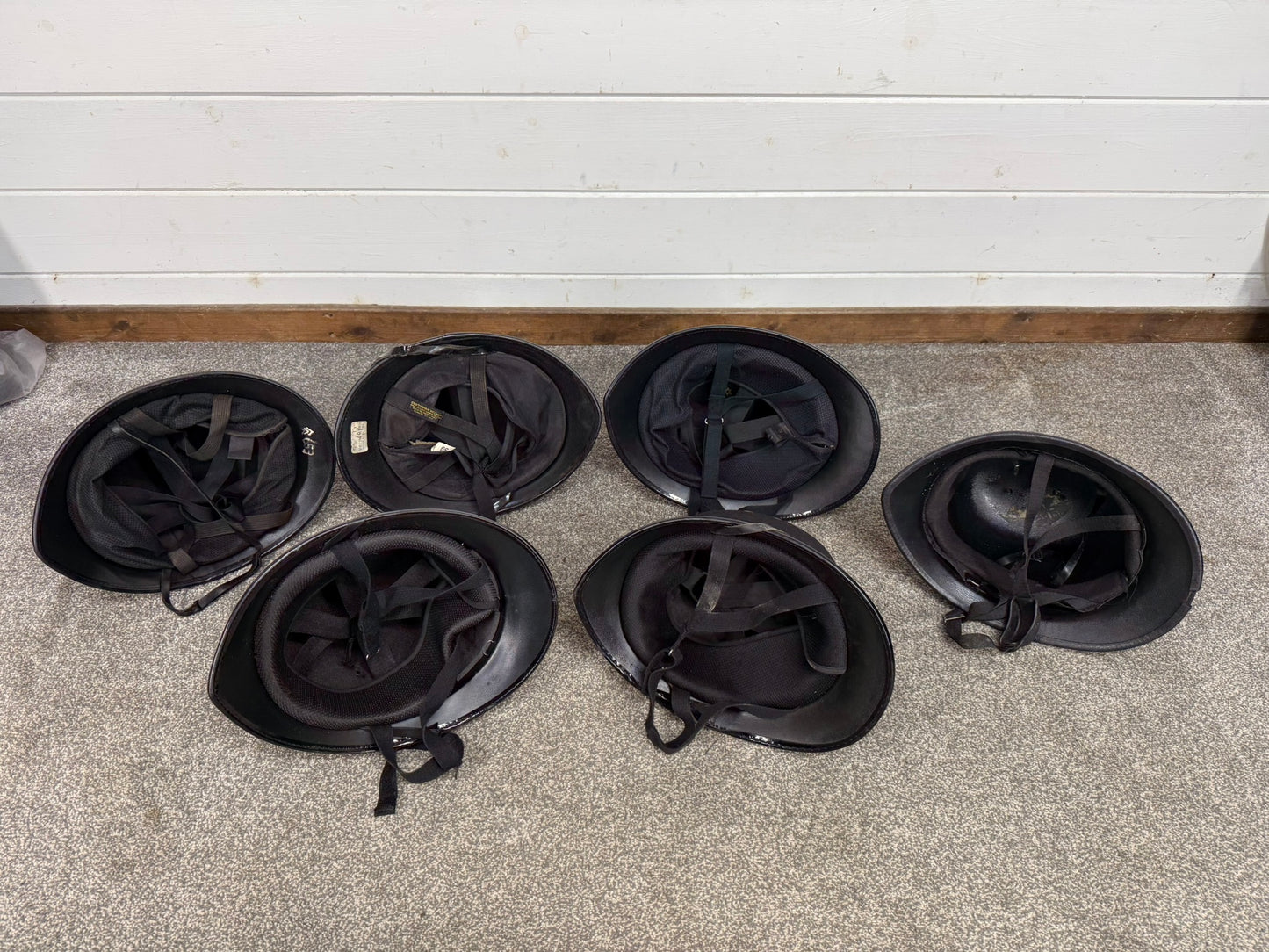 6x Ex Police Bobby Helmet Custodian Helmet Job Lot Film Display Theatre