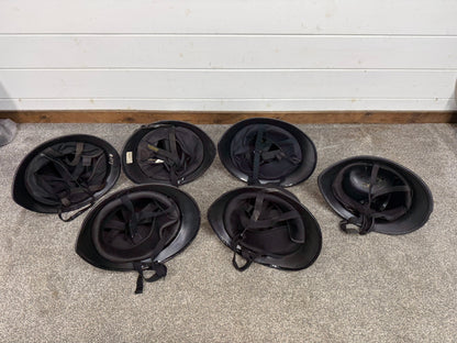 6x Ex Police Bobby Helmet Custodian Helmet Job Lot Film Display Theatre