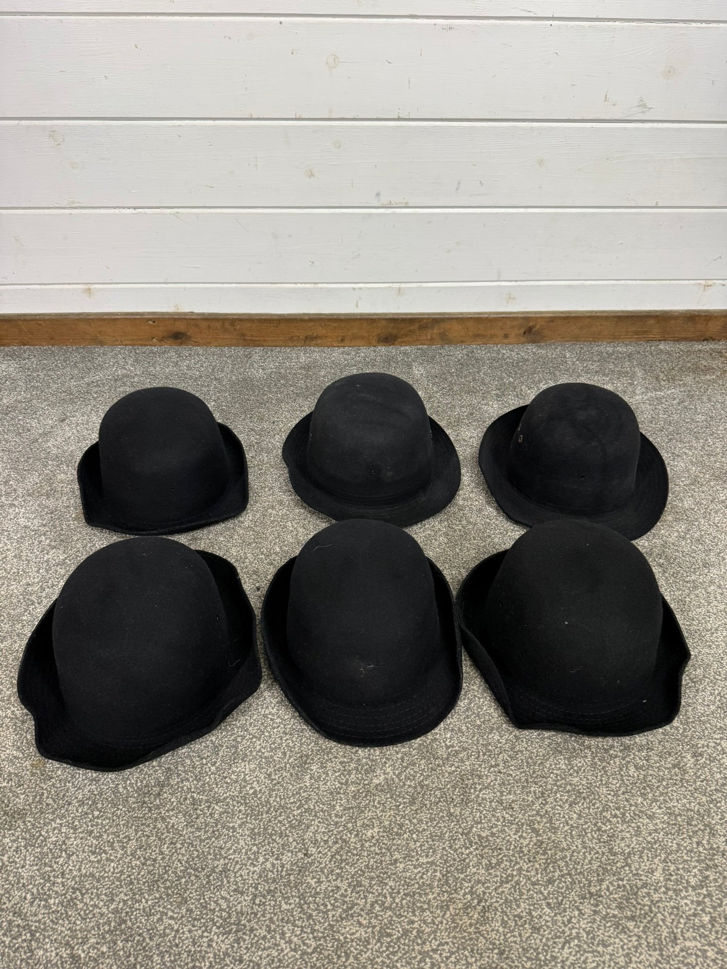 6x Ex Police WPC Bowler Hat Job Lot Fancy Dress Theatre Display