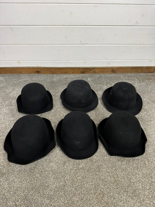 6x Ex Police WPC Bowler Hat Job Lot Fancy Dress Theatre Display