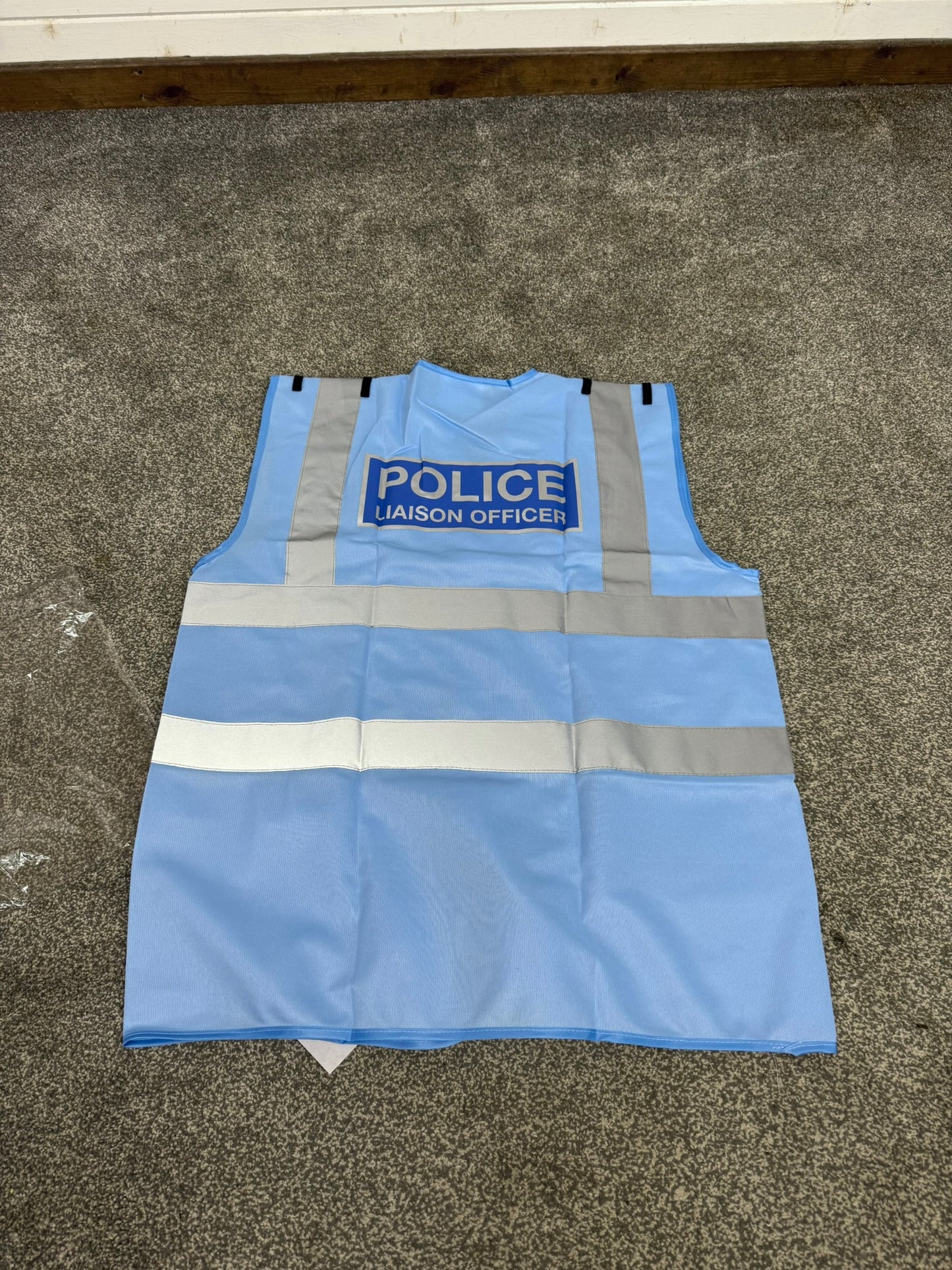 NEW Ex Police Liaison Officer Hi-Vis Vest Collector Film TV Display