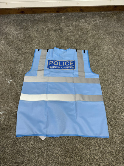 NEW Ex Police Liaison Officer Hi-Vis Vest Collector Film TV Display