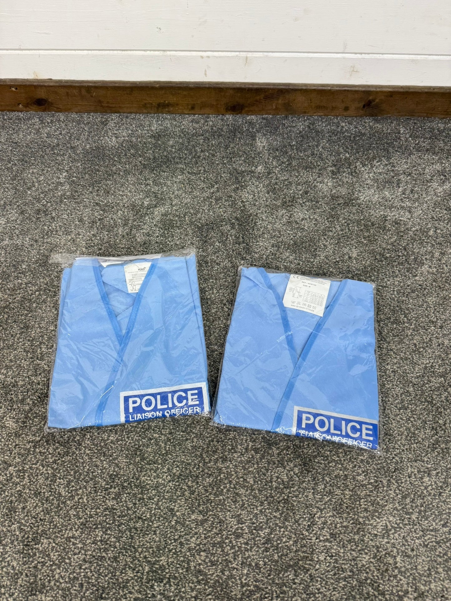 NEW Ex Police Liaison Officer Hi-Vis Vest Collector Film TV Display