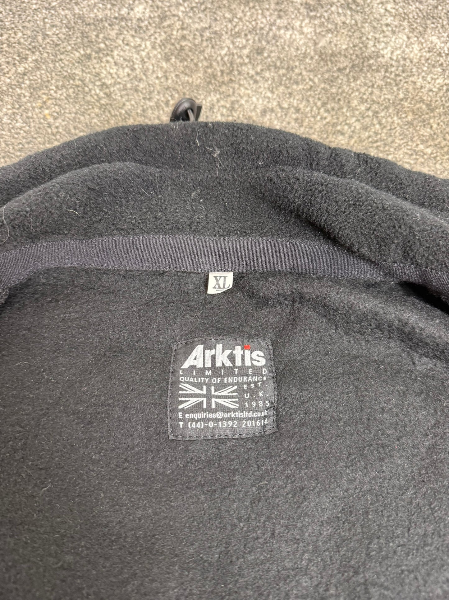 Ex Police Arktis Outdoor Black Fleece Walking Hiking Security - X Large