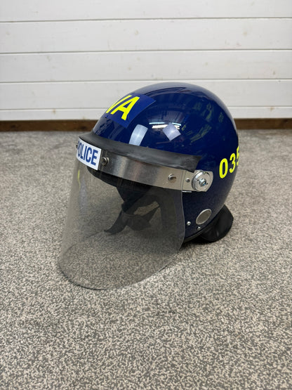 Ex Police MLA Defender Riot Helmet TV Film Collectable Display 60-61cm