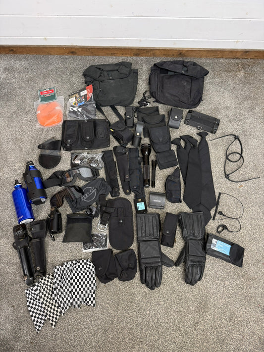 Ex Police Accessory Job Lot Pouches Gloves Maglite Cravat Ties Security Lot
