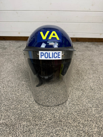 Ex Police MLA Defender Riot Helmet TV Film Collectable Display 60-61cm
