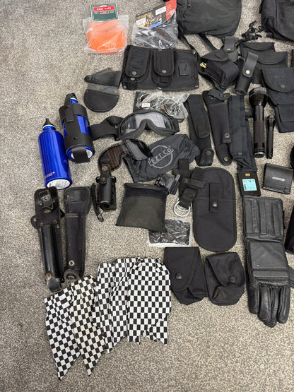 Ex Police Accessory Job Lot Pouches Gloves Maglite Cravat Ties Security Lot