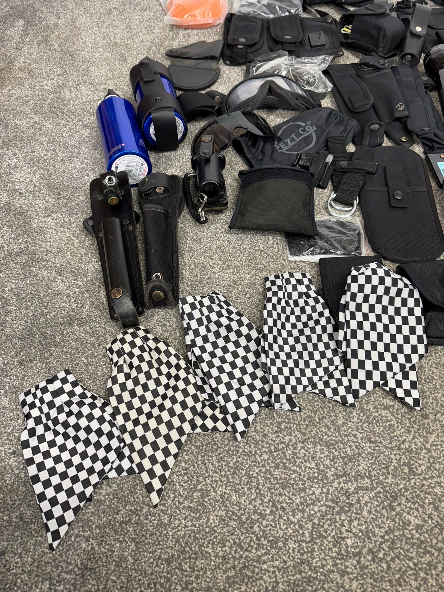 Ex Police Accessory Job Lot Pouches Gloves Maglite Cravat Ties Security Lot