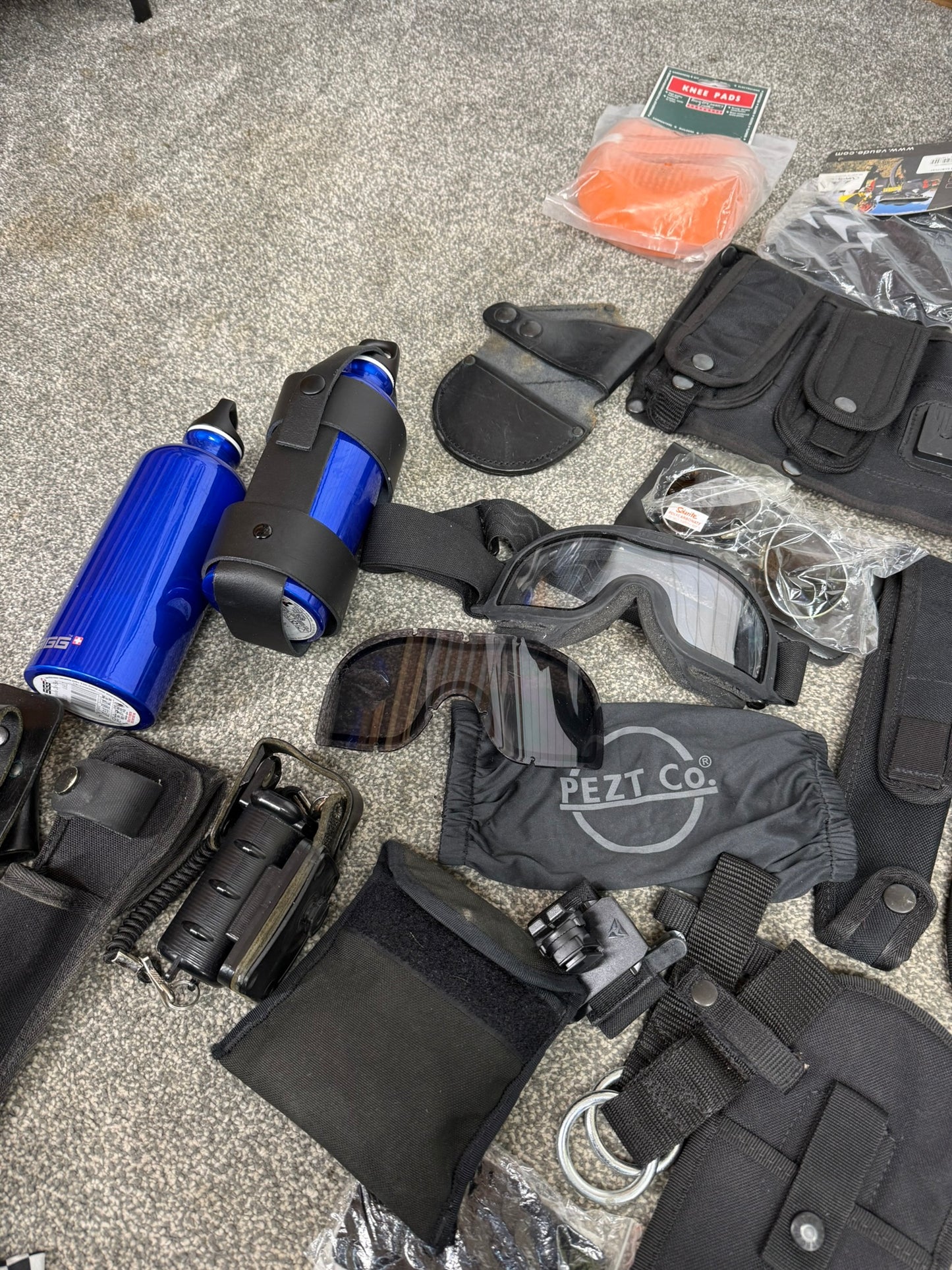 Ex Police Accessory Job Lot Pouches Gloves Maglite Cravat Ties Security Lot