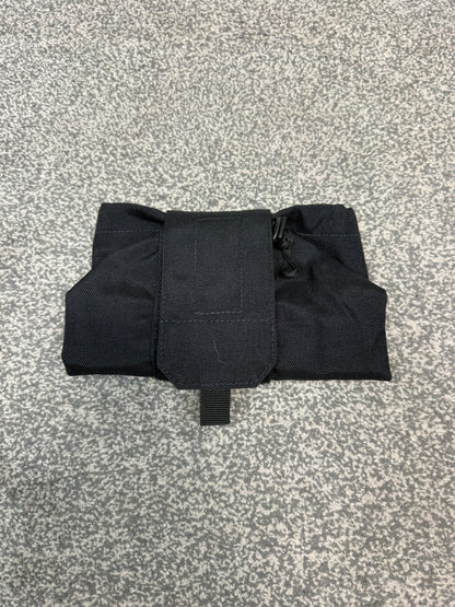 Ex Police Ammo Dump Bag Drop Pouch Fold Up For Belt Black