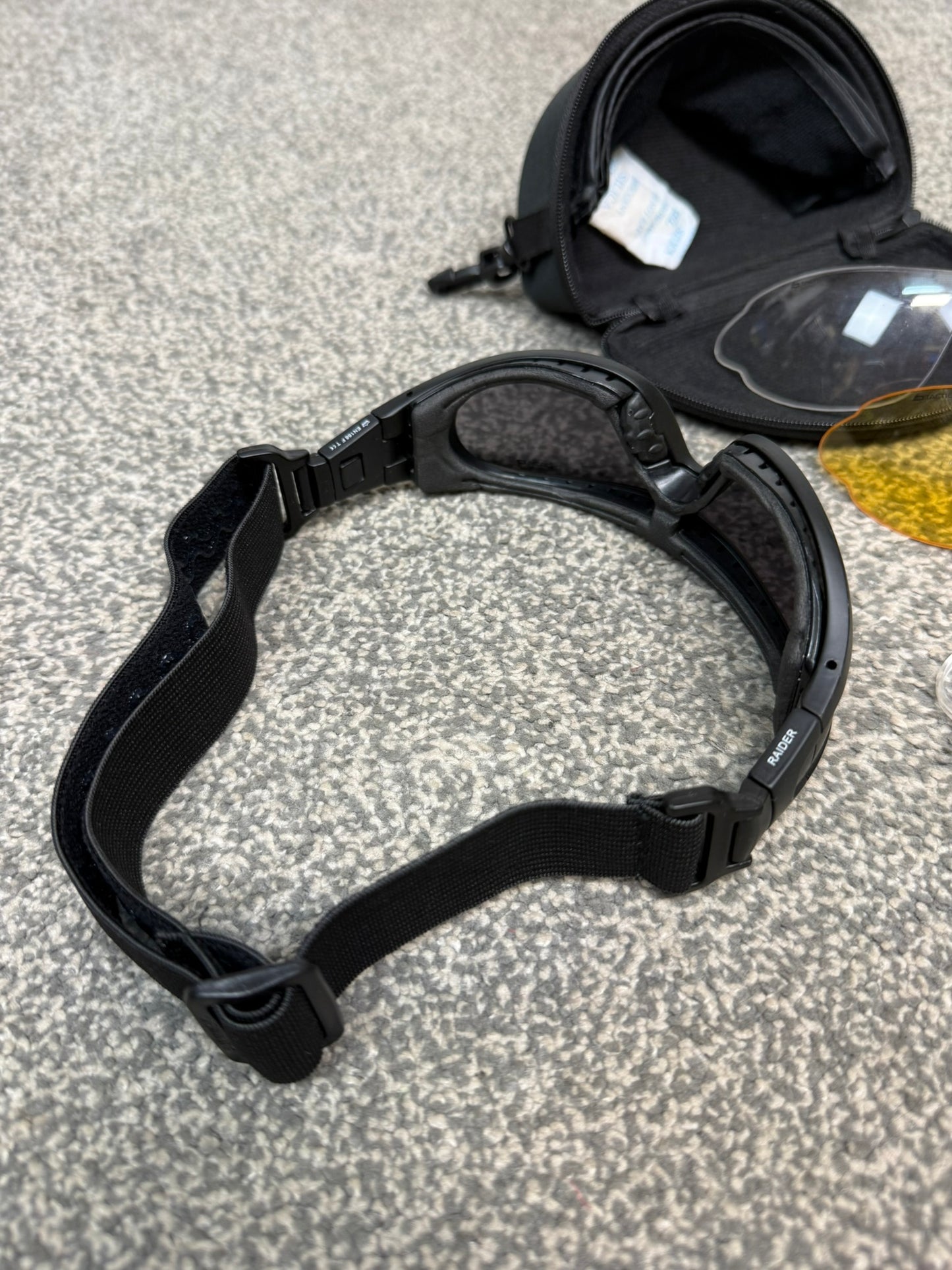Ex Police Bolle Tactical Raider Ballistic Military Shooting Airsoft Paintball Glasses