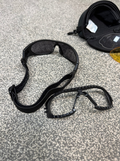Ex Police Bolle Tactical Raider Ballistic Military Shooting Airsoft Paintball Glasses