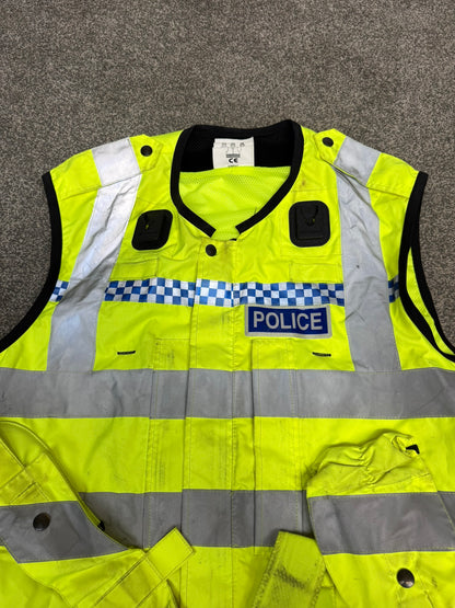 Ex Police Hi Vis Utility Vest Equipment Vest Gilet Model 232 BADGED - Medium