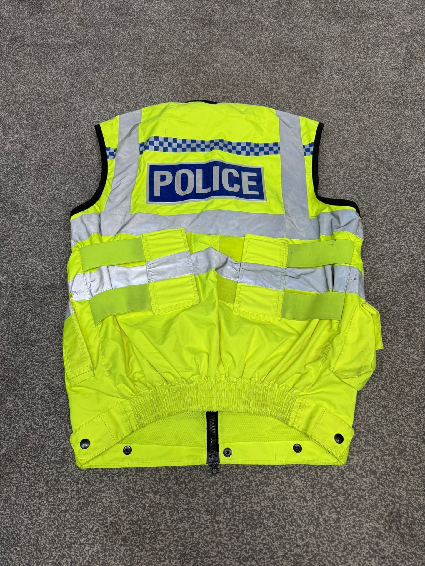 Ex Police Hi Vis Utility Vest Equipment Vest Gilet Model 232 BADGED - Medium
