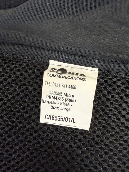 Sonic Covert Black Shoulder Radio Harness CA8555 Ex Police Security Comms