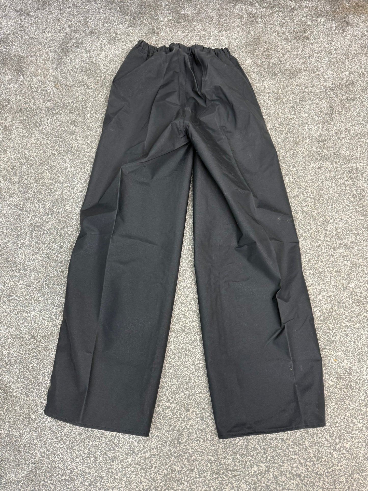 Ex Police Black Gore-Tex Trousers Scotgreat Waterproof Over Trousers - LARGE