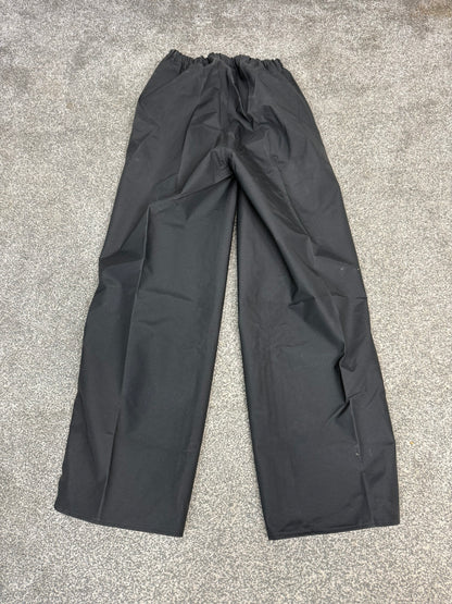 Ex Police Black Gore-Tex Trousers Scotgreat Waterproof Over Trousers - LARGE