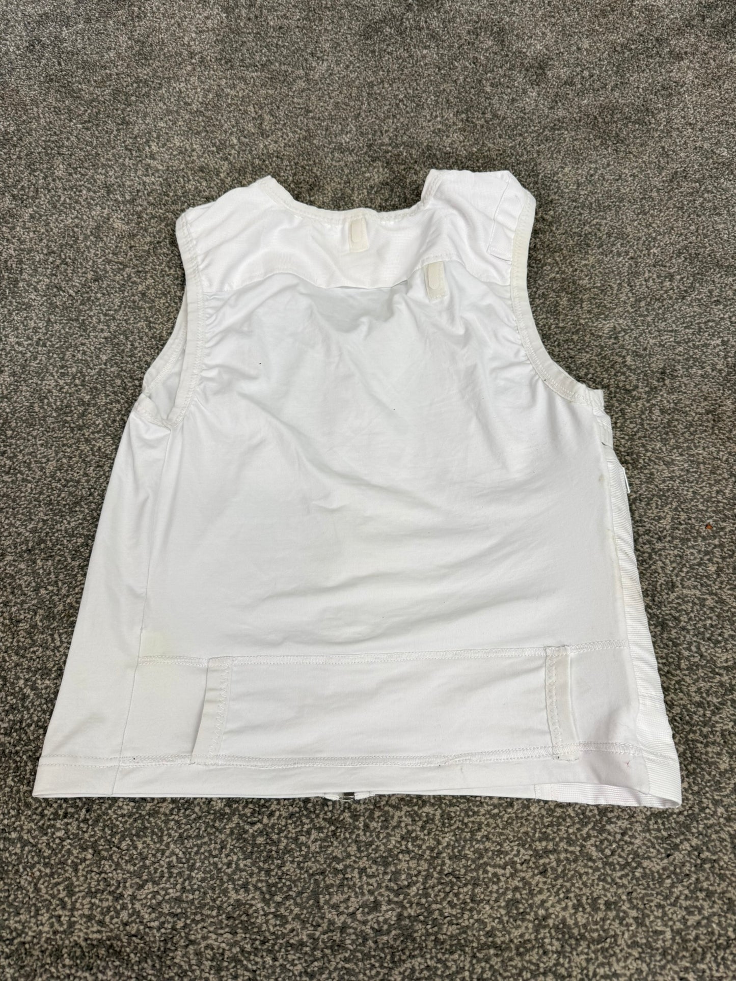 Sonic Covert White Radio Vest Harness Sepura Delta Ex Police Security Comms