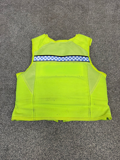 Ex Police Cooneen Hi Vis Body Armour Stab Vest MEDIUM - Anti Stab & Ballistic HG1A & KR1