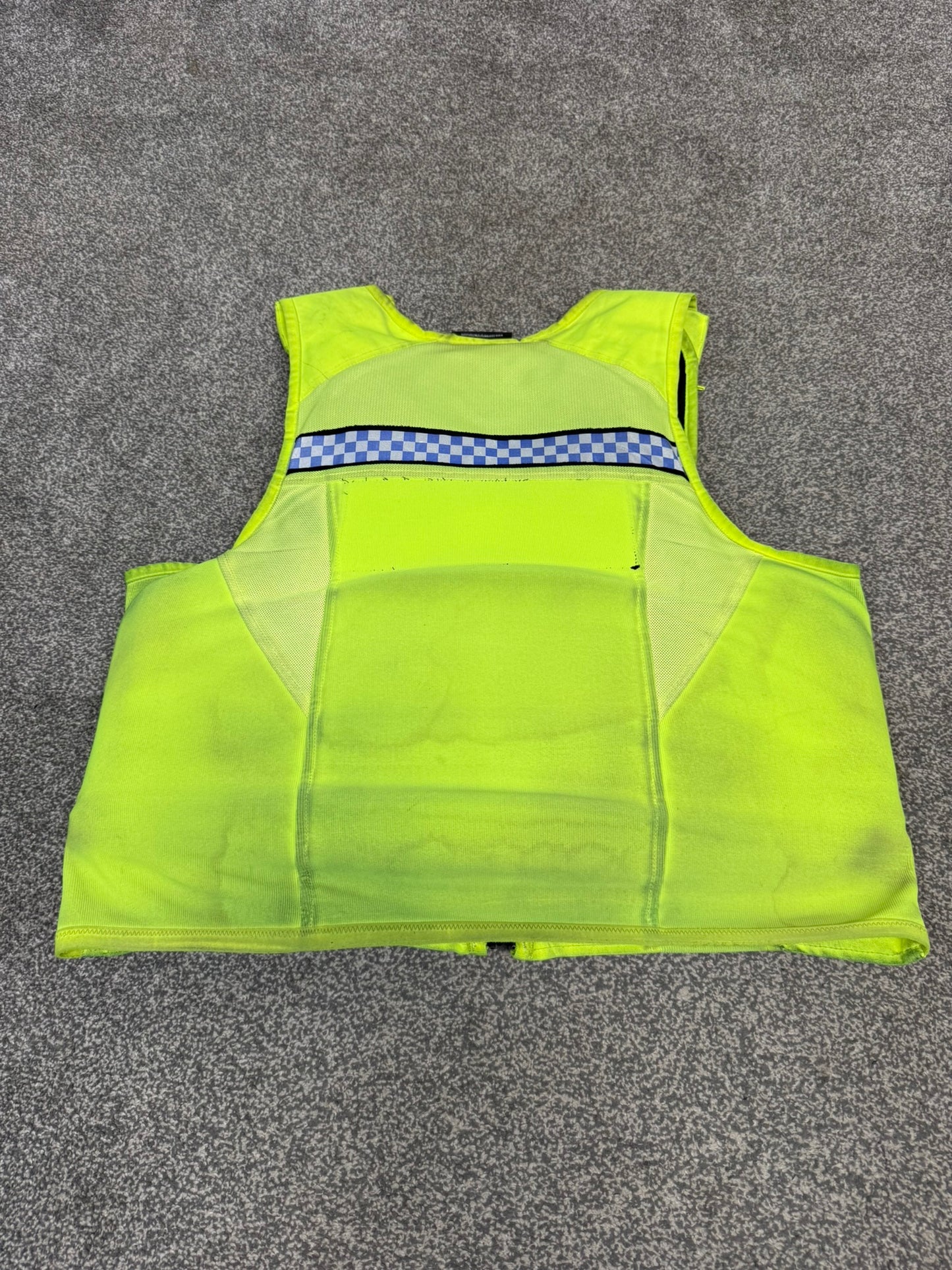 Ex Police Cooneen Hi Vis Body Armour Stab Vest X LARGE - Anti Stab & Ballistic HG1A & KR1