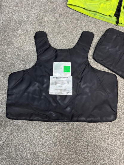 Ex Police Cooneen Hi Vis Body Armour Stab Vest X LARGE - Anti Stab & Ballistic HG1A & KR1